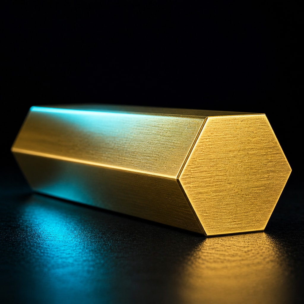 Barra Hexagonal Latón