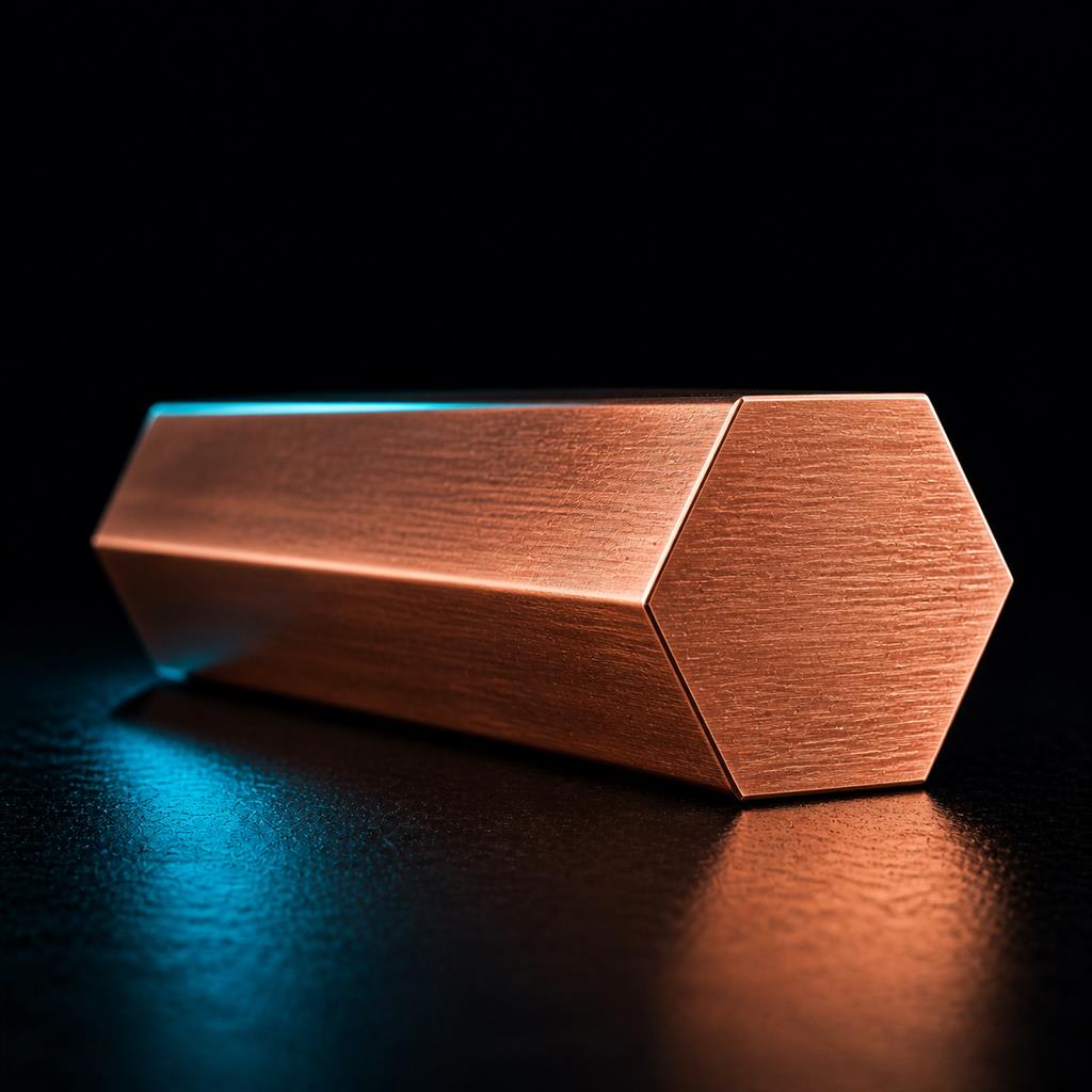 Barra Hexagonal Cobre Electrolítico